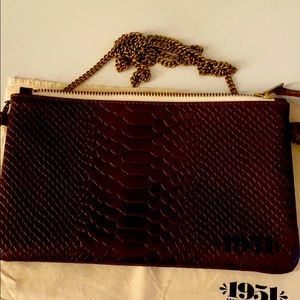 New Dark brown side bag 1951 Maison Francais